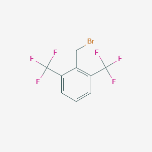 Benzene, 2-(bromomethyl)-1,3-bis(trifluoromethyl)- Benzene, 2-(bromomethyl)-1,3-bis(trifluoromethyl)-