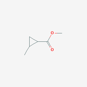 Cyclopropanecarboxylic acid, 2-methyl-, methyl ester Cyclopropanecarboxylic acid, 2-methyl-, methyl ester