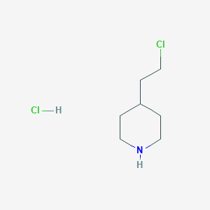 Piperidine, 4-(2-chloroethyl)-, hydrochloride (1:1) Piperidine, 4-(2-chloroethyl)-, hydrochloride (1:1)
