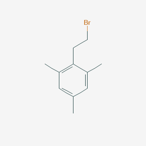 Benzene, 2-(2-bromoethyl)-1,3,5-trimethyl- Benzene, 2-(2-bromoethyl)-1,3,5-trimethyl-