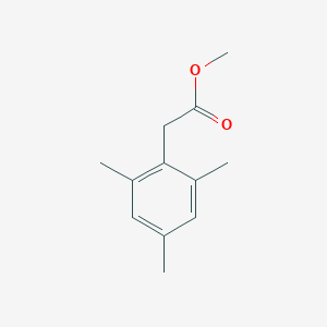 Benzeneacetic acid, 2,4,6-trimethyl-, methyl ester