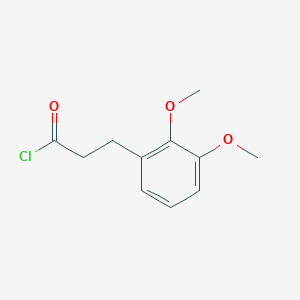 Benzenepropanoyl chloride, 2,3-dimethoxy- Benzenepropanoyl chloride, 2,3-dimethoxy-