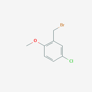 Benzene, 2-(bromomethyl)-4-chloro-1-methoxy- Benzene, 2-(bromomethyl)-4-chloro-1-methoxy-