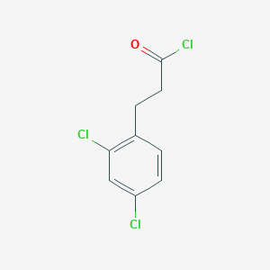 Benzenepropanoyl chloride, 2,4-dichloro- Benzenepropanoyl chloride, 2,4-dichloro-