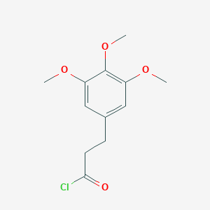 Benzenepropanoyl chloride, 3,4,5-trimethoxy- Benzenepropanoyl chloride, 3,4,5-trimethoxy-