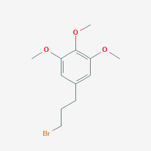 Benzene, 5-(3-bromopropyl)-1,2,3-trimethoxy- Benzene, 5-(3-bromopropyl)-1,2,3-trimethoxy-