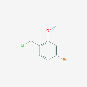Benzene, 4-bromo-1-(chloromethyl)-2-methoxy- Benzene, 4-bromo-1-(chloromethyl)-2-methoxy-