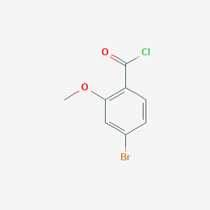 Benzoyl chloride, 4-bromo-2-methoxy- Benzoyl chloride, 4-bromo-2-methoxy-