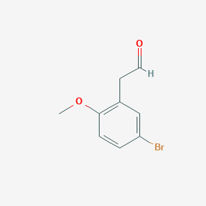 Benzeneacetaldehyde, 5-bromo-2-methoxy- Benzeneacetaldehyde, 5-bromo-2-methoxy-