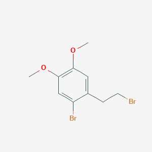 Benzene, 1-bromo-2-(2-bromoethyl)-4,5-dimethoxy- 