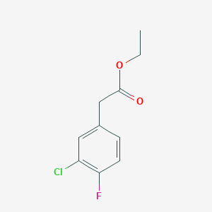 Benzeneacetic acid, 3-chloro-4-fluoro-, ethyl ester Benzeneacetic acid, 3-chloro-4-fluoro-, ethyl ester