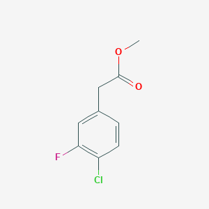 Benzeneacetic acid, 4-chloro-3-fluoro-, methyl ester