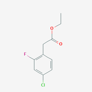 Benzeneacetic acid, 4-chloro-2-fluoro-, ethyl ester