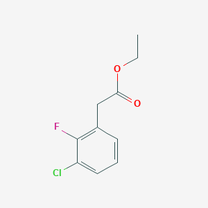 Benzeneacetic acid, 3-chloro-2-fluoro-, ethyl ester