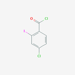 Benzoyl chloride, 4-chloro-2-iodo-