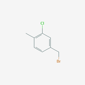 Benzene, 4-(bromomethyl)-2-chloro-1-methyl-