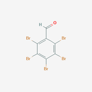 Benzaldehyde, pentabromo- Benzaldehyde, pentabromo-