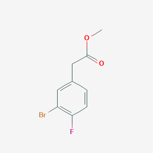 Benzeneacetic acid, 3-bromo-4-fluoro-, methyl ester 