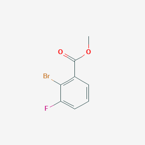 Benzoic acid, 2-bromo-3-fluoro-, methyl ester 
