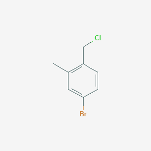 Benzene, 4-bromo-1-(chloromethyl)-2-methyl- 
