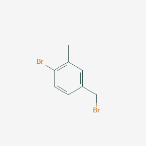 Benzene, 1-bromo-4-(bromomethyl)-2-methyl-