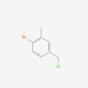 Benzene, 1-bromo-4-(chloromethyl)-2-methyl-