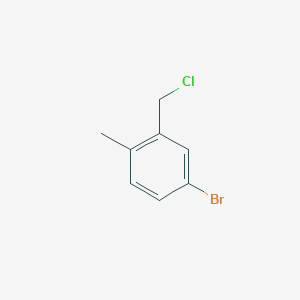 Benzene, 4-bromo-2-(chloromethyl)-1-methyl-