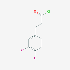 Benzenepropanoyl chloride, 3,4-difluoro-