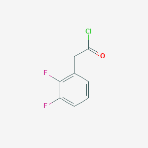 Benzeneacetyl chloride, 2,3-difluoro- Benzeneacetyl chloride, 2,3-difluoro-