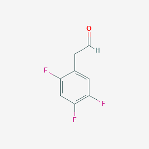 Benzeneacetaldehyde, 2,4,5-trifluoro- Benzeneacetaldehyde, 2,4,5-trifluoro-