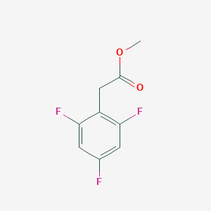 Benzeneacetic acid, 2,4,6-trifluoro-, methyl ester Benzeneacetic acid, 2,4,6-trifluoro-, methyl ester