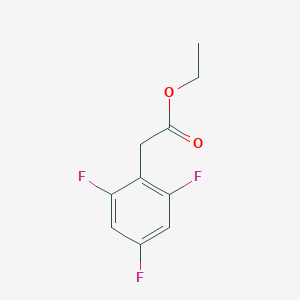 Benzeneacetic acid, 2,4,6-trifluoro-, ethyl ester