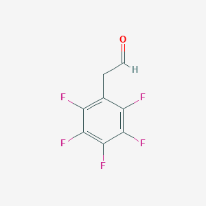 Benzeneacetaldehyde, 2,3,4,5,6-pentafluoro-