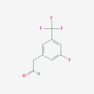 Benzeneacetaldehyde, 3-fluoro-5-(trifluoromethyl)- Benzeneacetaldehyde, 3-fluoro-5-(trifluoromethyl)-