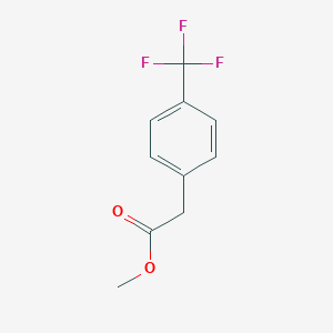 Benzeneacetic acid, 4-(trifluoromethyl)-, methyl ester Benzeneacetic acid, 4-(trifluoromethyl)-, methyl ester