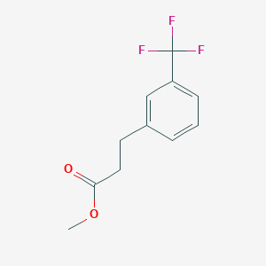 Benzenepropanoic acid, 3-(trifluoromethyl)-, methyl ester Benzenepropanoic acid, 3-(trifluoromethyl)-, methyl ester