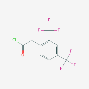 Benzeneacetyl chloride, 2,4-bis(trifluoromethyl)- Benzeneacetyl chloride, 2,4-bis(trifluoromethyl)-