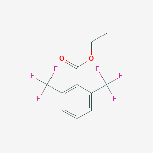 Benzoic acid, 2,6-bis(trifluoromethyl)-, ethyl ester Benzoic acid, 2,6-bis(trifluoromethyl)-, ethyl ester