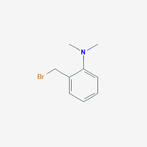 Benzenamine, 2-(bromomethyl)-N,N-dimethyl- Benzenamine, 2-(bromomethyl)-N,N-dimethyl-