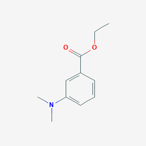 Benzoic acid, 3-(dimethylamino)-, ethyl ester Benzoic acid, 3-(dimethylamino)-, ethyl ester