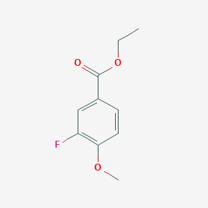 Benzoic acid, 3-fluoro-4-methoxy-, ethyl ester Benzoic acid, 3-fluoro-4-methoxy-, ethyl ester