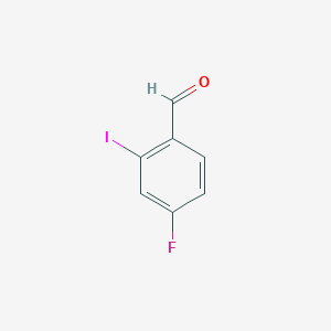 Benzaldehyde, 4-fluoro-2-iodo- Benzaldehyde, 4-fluoro-2-iodo-