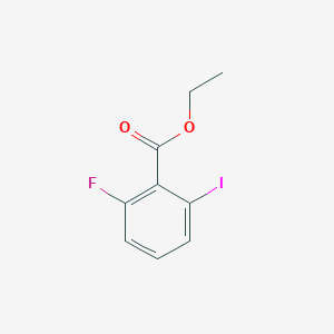 Benzoic acid, 2-fluoro-6-iodo-, ethyl ester Benzoic acid, 2-fluoro-6-iodo-, ethyl ester