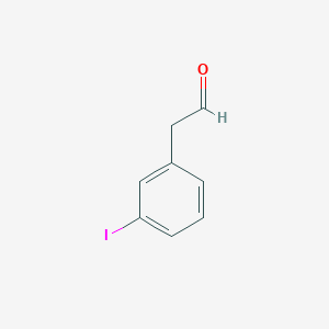 Benzeneacetaldehyde, 3-iodo- Benzeneacetaldehyde, 3-iodo-