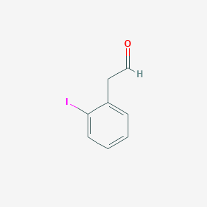 Benzeneacetaldehyde, 2-iodo- Benzeneacetaldehyde, 2-iodo-