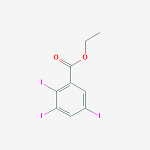 Benzoic acid, 2,3,5-triiodo-, ethyl ester Benzoic acid, 2,3,5-triiodo-, ethyl ester
