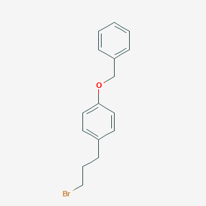 1-((4-(3-bromopropyl)phenoxy)methyl)benzene 1-((4-(3-bromopropyl)phenoxy)methyl)benzene