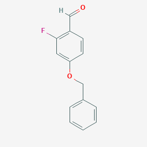 Benzaldehyde, 2-fluoro-4-(phenylmethoxy)- Benzaldehyde, 2-fluoro-4-(phenylmethoxy)-