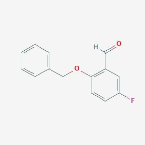 Benzaldehyde, 5-fluoro-2-(phenylmethoxy)- Benzaldehyde, 5-fluoro-2-(phenylmethoxy)-
