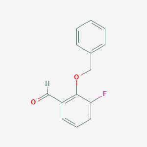 Benzaldehyde, 2-fluoro-6-(phenylmethoxy)- Benzaldehyde, 2-fluoro-6-(phenylmethoxy)-